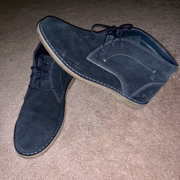 Kenneth Cole Reaction Other - Kenneth Cole Reaction Suede Boots 9 1/2 men’s NAVY